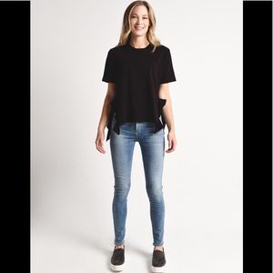 Humanity Fredja Side Ruffle Tee 